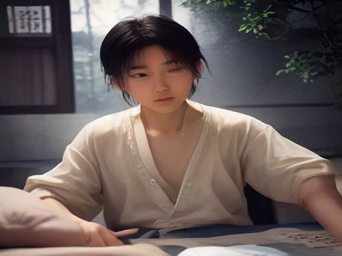 age动漫 资料编辑组正在核对多部动画的制作委员会与版权信息，桌上摆放显示器与设定集，环境安静专注